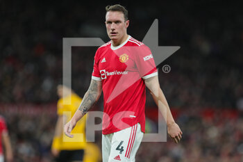 2022-01-04 - Manchester United Defender Phil Jones during the English championship Premier League football match between Manchester United and Wolverhampton Wanderers on January 3, 2022 at Old Trafford in Manchester, England - MANCHESTER UNITED VS WOLVERHAMPTON WANDERERS - ENGLISH PREMIER LEAGUE - SOCCER