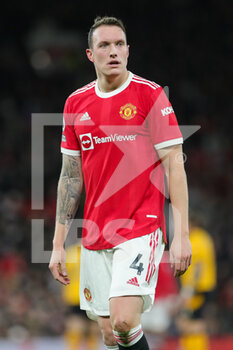 2022-01-04 - Manchester United Defender Phil Jones during the English championship Premier League football match between Manchester United and Wolverhampton Wanderers on January 3, 2022 at Old Trafford in Manchester, England - MANCHESTER UNITED VS WOLVERHAMPTON WANDERERS - ENGLISH PREMIER LEAGUE - SOCCER