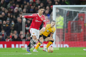 2022-01-04 - Manchester United Forward Cristiano Ronaldo during the English championship Premier League football match between Manchester United and Wolverhampton Wanderers on January 3, 2022 at Old Trafford in Manchester, England - MANCHESTER UNITED VS WOLVERHAMPTON WANDERERS - ENGLISH PREMIER LEAGUE - SOCCER
