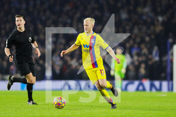 2022-01-15 - Crystal Palace 12 Will Hughes during the English championship Premier League football match between Brighton and Hove Albion and Crystal Palace on January 14, 2022 at the American Express Community Stadium in Brighton and Hove, England - BRIGHTON AND HOVE ALBION VS CRYSTAL PALACE - ENGLISH PREMIER LEAGUE - SOCCER