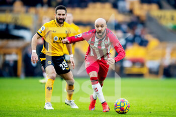 2022-01-15 - Southampton midfielder Nathan Redmond during the English championship Premier League football match between Wolverhampton Wanderers and Southampton on January 15, 2022 at Molineux in Wolverhampton, England - WOLVERHAMPTON WANDERERS VS SOUTHAMPTON - ENGLISH PREMIER LEAGUE - SOCCER