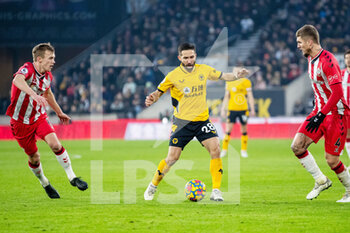 2022-01-15 - Joao Moutinho of Wolverhampton during the English championship Premier League football match between Wolverhampton Wanderers and Southampton on January 15, 2022 at Molineux in Wolverhampton, England - WOLVERHAMPTON WANDERERS VS SOUTHAMPTON - ENGLISH PREMIER LEAGUE - SOCCER