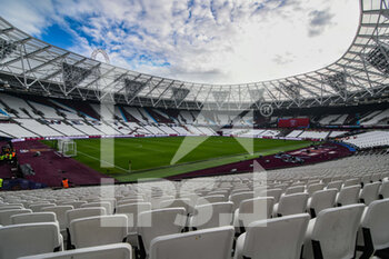 2022-01-16 - A general view during the English championship Premier League football match between West Ham United and Leeds United on January 16, 2022 at the London Stadium in London, England - WEST HAM UNITED VS LEEDS UNITED - ENGLISH PREMIER LEAGUE - SOCCER