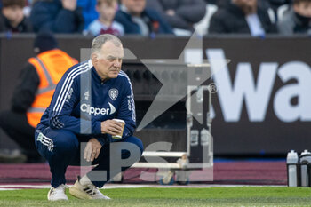 2022-01-16 - Marcelo Bielsa, Manager of Leeds during the English championship Premier League football match between West Ham United and Leeds United on January 16, 2022 at the London Stadium in London, England - WEST HAM UNITED VS LEEDS UNITED - ENGLISH PREMIER LEAGUE - SOCCER
