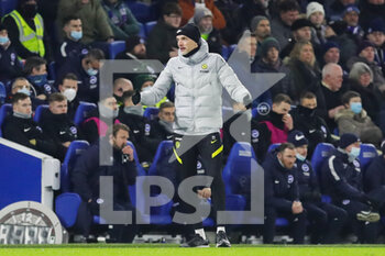 2022-01-19 - Chelsea Manager Thomas Tuchel during the English championship Premier League football match between Brighton and Hove Albion and Chelsea on January 18, 2022 at the American Express Community Stadium in Brighton and Hove, England - BRIGHTON AND HOVE ALBION VS CHELSEA - ENGLISH PREMIER LEAGUE - SOCCER