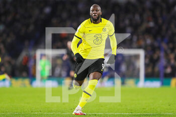2022-01-19 - Chelsea Forward Romelu Lukaku during the English championship Premier League football match between Brighton and Hove Albion and Chelsea on January 18, 2022 at the American Express Community Stadium in Brighton and Hove, England - BRIGHTON AND HOVE ALBION VS CHELSEA - ENGLISH PREMIER LEAGUE - SOCCER