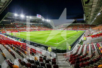 2022-01-20 - General View during the English championship Premier League football match between Brentford and Manchester United on January 19, 2022 at Brentford Community Stadium in Brentford, England - BRENTFORD VS MANCHESTER UNITED - ENGLISH PREMIER LEAGUE - SOCCER
