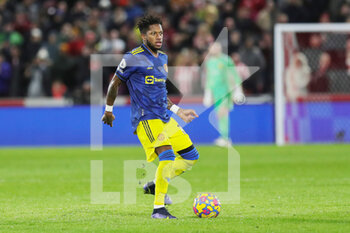 2022-01-20 - Manchester United Midfielder Fred during the English championship Premier League football match between Brentford and Manchester United on January 19, 2022 at Brentford Community Stadium in Brentford, England - BRENTFORD VS MANCHESTER UNITED - ENGLISH PREMIER LEAGUE - SOCCER