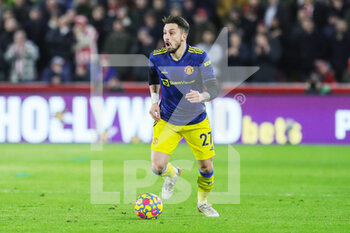 2022-01-20 - Manchester United defender Alex Telles during the English championship Premier League football match between Brentford and Manchester United on January 19, 2022 at Brentford Community Stadium in Brentford, England - BRENTFORD VS MANCHESTER UNITED - ENGLISH PREMIER LEAGUE - SOCCER