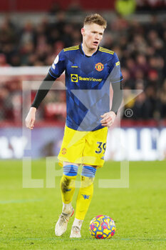 2022-01-20 - Manchester United Midfielder Scott McTominay during the English championship Premier League football match between Brentford and Manchester United on January 19, 2022 at Brentford Community Stadium in Brentford, England - BRENTFORD VS MANCHESTER UNITED - ENGLISH PREMIER LEAGUE - SOCCER