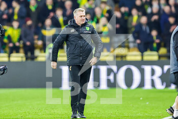 2022-01-21 - Dean Smith Manager of Norwich City at full time during the English championship Premier League football match between Watford and Norwich City on January 21, 2022 at Vicarage Road in Watford, England - WATFORD VS NORWICH CITY - ENGLISH PREMIER LEAGUE - SOCCER