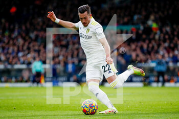 2022-01-22 - Leeds United midfielder Jack Harrison during the English championship Premier League football match between Leeds United and Newcastle United on January 22, 2022 at Elland Road in Leeds, England - LEEDS UNITED VS NEWCASTLE UNITED - ENGLISH PREMIER LEAGUE - SOCCER