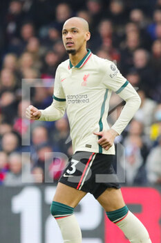 2022-01-24 - Liverpool midfielder Fabinho during the English championship Premier League football match between Crystal Palace and Liverpool on January 23, 2022 at Selhurst Park in London, England - CRYSTAL PALACE VS LIVERPOOL - ENGLISH PREMIER LEAGUE - SOCCER