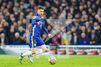2022-01-23 - Jorginho (5) of Chelsea during the English championship Premier League football match between Chelsea and Tottenham Hotspur on January 23, 2022 at Stamford Bridge in London, England - CHELSEA VS TOTTENHAM HOTSPUR - ENGLISH PREMIER LEAGUE - SOCCER