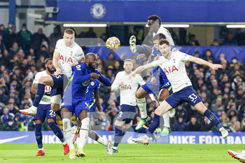 2022-01-23 - Thiago Silva (6) of Chelsea scores a goal 2-0 during the English championship Premier League football match between Chelsea and Tottenham Hotspur on January 23, 2022 at Stamford Bridge in London, England - CHELSEA VS TOTTENHAM HOTSPUR - ENGLISH PREMIER LEAGUE - SOCCER