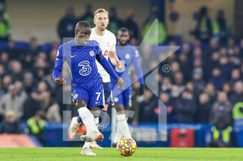 2022-01-23 - Ngolo Kante (7) of Chelsea during the English championship Premier League football match between Chelsea and Tottenham Hotspur on January 23, 2022 at Stamford Bridge in London, England - CHELSEA VS TOTTENHAM HOTSPUR - ENGLISH PREMIER LEAGUE - SOCCER