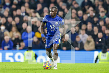 2022-01-23 - Malang Sarr (31) of Chelsea during the English championship Premier League football match between Chelsea and Tottenham Hotspur on January 23, 2022 at Stamford Bridge in London, England - CHELSEA VS TOTTENHAM HOTSPUR - ENGLISH PREMIER LEAGUE - SOCCER