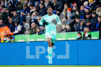 2022-01-23 - Brighton and Hove Albion forward Danny Welbeck (18) celebrates his goal 1-1 during the English championship Premier League football match between Leicester City and Brighton and Hove Albion on January 23, 2022 at the King Power Stadium in Leicester, England - LEICESTER CITY VS BRIGHTON AND HOVE ALBION - ENGLISH PREMIER LEAGUE - SOCCER