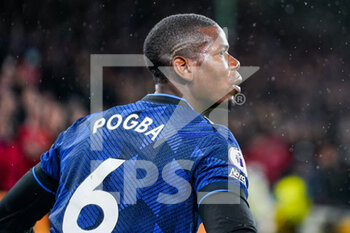 2022-02-08 - Manchester United midfielder Paul Pogba (6) during the English championship Premier League football match between Burnley and Manchester United on February 8, 2022 at Turf Moor in Burnley, England - BURNLEY VS MANCHESTER UNITED - ENGLISH PREMIER LEAGUE - SOCCER