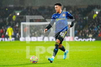 2022-02-08 - Manchester United midfielder Jadon Sancho during the English championship Premier League football match between Burnley and Manchester United on February 8, 2022 at Turf Moor in Burnley, England - BURNLEY VS MANCHESTER UNITED - ENGLISH PREMIER LEAGUE - SOCCER