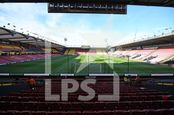 2022-02-12 - General view prior to the English championship Premier League football match between Watford and Brighton and Hove Albion on February 12, 2022 at Vicarage Road in Watford, England - WATFORD VS BRIGHTON AND HOVE ALBION - ENGLISH PREMIER LEAGUE - SOCCER