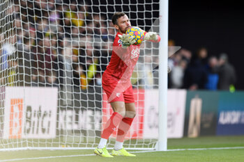 2022-02-12 - Watford goalkeeper Ben Foster (1) during the English championship Premier League football match between Watford and Brighton and Hove Albion on February 12, 2022 at Vicarage Road in Watford, England - WATFORD VS BRIGHTON AND HOVE ALBION - ENGLISH PREMIER LEAGUE - SOCCER