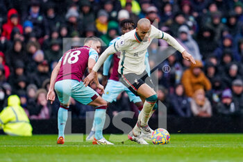 2022-02-13 - Liverpool midfielder Fabinho during the English championship Premier League football match between Burnley and Liverpool on February 13, 2022 at Turf Moor in Burnley, England - BURNLEY VS LIVERPOOL - ENGLISH PREMIER LEAGUE - SOCCER