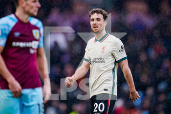 2022-02-13 - Liverpool forward Diogo Jota during the English championship Premier League football match between Burnley and Liverpool on February 13, 2022 at Turf Moor in Burnley, England - BURNLEY VS LIVERPOOL - ENGLISH PREMIER LEAGUE - SOCCER