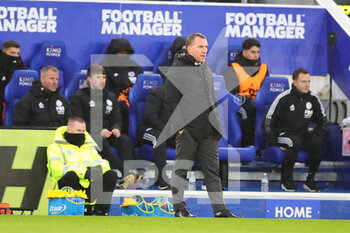 2022-02-13 - Leicester City Manager Brendan Rodgers during the English championship Premier League football match between Leicester City and West Ham United on February 13, 2022 at the King Power Stadium in Leicester, England - LEICESTER CITY VS WEST HAM UNITED - ENGLISH PREMIER LEAGUE - SOCCER