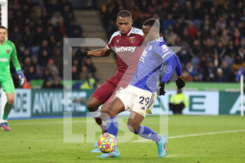 2022-02-13 - Leicester City Forward Patson Daka (29) during the English championship Premier League football match between Leicester City and West Ham United on February 13, 2022 at the King Power Stadium in Leicester, England - LEICESTER CITY VS WEST HAM UNITED - ENGLISH PREMIER LEAGUE - SOCCER
