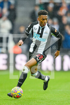 2022-02-13 - Newcastle United's Joe Willock during the English championship Premier League football match between Newcastle United and Aston Villa on February 13, 2022 at St James' Park in Newcastle, England - NEWCASTLE UNITED VS ASTON VILLA - ENGLISH PREMIER LEAGUE - SOCCER