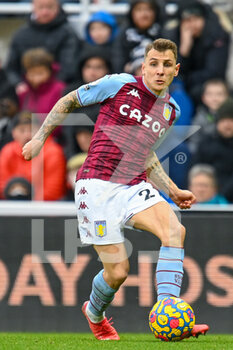2022-02-13 - Aston Villa's Lucas Digne during the English championship Premier League football match between Newcastle United and Aston Villa on February 13, 2022 at St James' Park in Newcastle, England - NEWCASTLE UNITED VS ASTON VILLA - ENGLISH PREMIER LEAGUE - SOCCER
