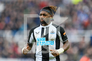 2022-02-13 - Newcastle United's Allan Saint-Maximin during the English championship Premier League football match between Newcastle United and Aston Villa on February 13, 2022 at St James' Park in Newcastle, England - NEWCASTLE UNITED VS ASTON VILLA - ENGLISH PREMIER LEAGUE - SOCCER