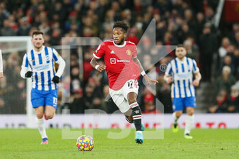 2022-02-16 - Manchester United Midfielder Fred during the English championship Premier League football match between Manchester United and Brighton and Hove Albion on February 15, 2022 at Old Trafford in Manchester, England - MANCHESTER UNITED VS BRIGHTON AND HOVE ALBION - ENGLISH PREMIER LEAGUE - SOCCER