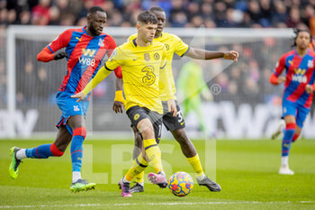 2022-02-19 - Chelsea striker Christian Pulisic during the English championship Premier League football match between Crystal Palace and Chelsea on February 19, 2022 at Selhurst Park in London, England - CRYSTAL PALACE VS CHELSEA - ENGLISH PREMIER LEAGUE - SOCCER