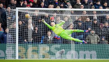 2022-02-19 - Crystal Palace goalkeeper Vicente Guaita during the English championship Premier League football match between Crystal Palace and Chelsea on February 19, 2022 at Selhurst Park in London, England - CRYSTAL PALACE VS CHELSEA - ENGLISH PREMIER LEAGUE - SOCCER