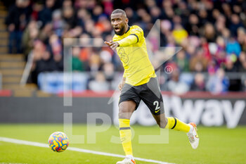 2022-02-19 - Chelsea defender Antonio Rudiger (2) during the English championship Premier League football match between Crystal Palace and Chelsea on February 19, 2022 at Selhurst Park in London, England - CRYSTAL PALACE VS CHELSEA - ENGLISH PREMIER LEAGUE - SOCCER