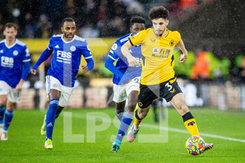 2022-02-20 - Rayan Ait-Nouri of Wolverhampton Wanderers during the English championship Premier League football match between Wolverhampton Wanderers and Leicester City on February 20, 2022 at Molineux stadium in Wolverhampton, England - WOLVERHAMPTON WANDERERS VS LEICESTER CITY - ENGLISH PREMIER LEAGUE - SOCCER