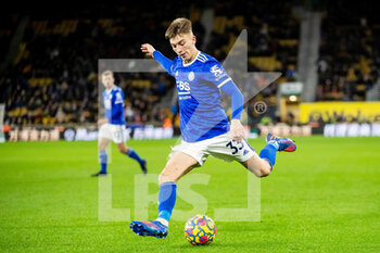 2022-02-20 - Leicester City Defender Luke Thomas during the English championship Premier League football match between Wolverhampton Wanderers and Leicester City on February 20, 2022 at Molineux stadium in Wolverhampton, England - WOLVERHAMPTON WANDERERS VS LEICESTER CITY - ENGLISH PREMIER LEAGUE - SOCCER