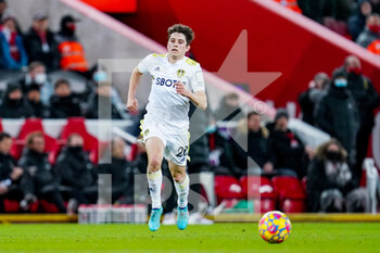 2022-02-23 - Leeds United forward Daniel James during the English championship Premier League football match between Liverpool and Leeds United on February 23, 2022 at Anfield stadium in Liverpool, England - LIVERPOOL VS LEEDS UNITED - ENGLISH PREMIER LEAGUE - SOCCER
