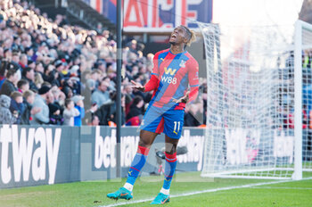 2022-02-26 - Crystal Palace forward Wilfried Zaha (11) reacts during the English championship Premier League football match between Crystal Palace and Burnley on February 26, 2022 at Selhurst Park in London, England - CRYSTAL PALACE VS BURNLEY - ENGLISH PREMIER LEAGUE - SOCCER