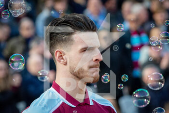 2022-02-27 - West Ham United midfielder Declan Rice before the English championship Premier League football match between West Ham United and Wolverhampton Wanderers on February 27, 2022 at the London Stadium in London, England - WEST HAM UNITED VS WOLVERHAMPTON WANDERERS - ENGLISH PREMIER LEAGUE - SOCCER