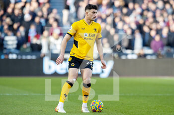 2022-02-27 - Wolverhampton Wanderers defender Max Kilman during the English championship Premier League football match between West Ham United and Wolverhampton Wanderers on February 27, 2022 at the London Stadium in London, England - WEST HAM UNITED VS WOLVERHAMPTON WANDERERS - ENGLISH PREMIER LEAGUE - SOCCER