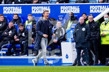 2022-03-05 - Jesse Marsch of Leeds United (Manager) during the English championship Premier League football match between Leicester City and Leeds United on March 5, 2022 at the King Power Stadium in Leicester, England - LEICESTER CITY VS LEEDS UNITED - ENGLISH PREMIER LEAGUE - SOCCER