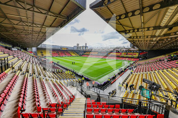 2022-03-06 - General view during the English championship Premier League football match between Watford and Arsenal on March 6, 2022 at Vicarage Road in Watford, England - WATFORD VS ARSENAL - ENGLISH PREMIER LEAGUE - SOCCER