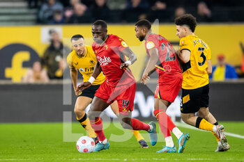 2022-03-10 - Watford midfielder Moussa Sissoko during the English championship Premier League football match between Wolverhampton Wanderers and Watford on March 10, 2022 at Molineux stadium in Wolverhampton, England - WOLVERHAMPTON WANDERERS VS WATFORD - ENGLISH PREMIER LEAGUE - SOCCER