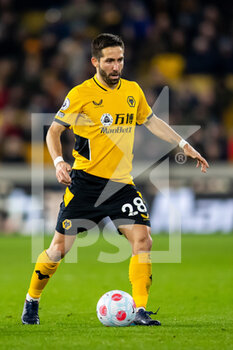 2022-03-10 - Wolverhampton Wanderers midfielder Joao Moutinho during the English championship Premier League football match between Wolverhampton Wanderers and Watford on March 10, 2022 at Molineux stadium in Wolverhampton, England - WOLVERHAMPTON WANDERERS VS WATFORD - ENGLISH PREMIER LEAGUE - SOCCER