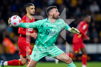 2022-03-10 - Watford goalkeeper Ben Foster during the English championship Premier League football match between Wolverhampton Wanderers and Watford on March 10, 2022 at Molineux stadium in Wolverhampton, England - WOLVERHAMPTON WANDERERS VS WATFORD - ENGLISH PREMIER LEAGUE - SOCCER
