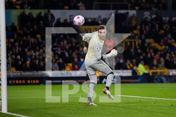 2022-03-10 - Wolverhampton Wanderers goalkeeper Jose Sa during the English championship Premier League football match between Wolverhampton Wanderers and Watford on March 10, 2022 at Molineux stadium in Wolverhampton, England - WOLVERHAMPTON WANDERERS VS WATFORD - ENGLISH PREMIER LEAGUE - SOCCER