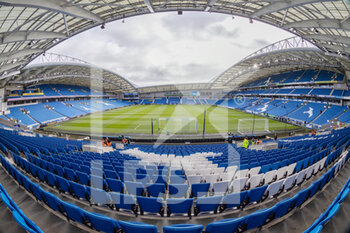 2022-03-12 - General view ahead of the English championship Premier League football match between Brighton and Hove Albion and Liverpool on March 12, 2022 at the American Express Community Stadium in Brighton and Hove, England - BRIGHTON AND HOVE ALBION VS LIVERPOOL - ENGLISH PREMIER LEAGUE - SOCCER